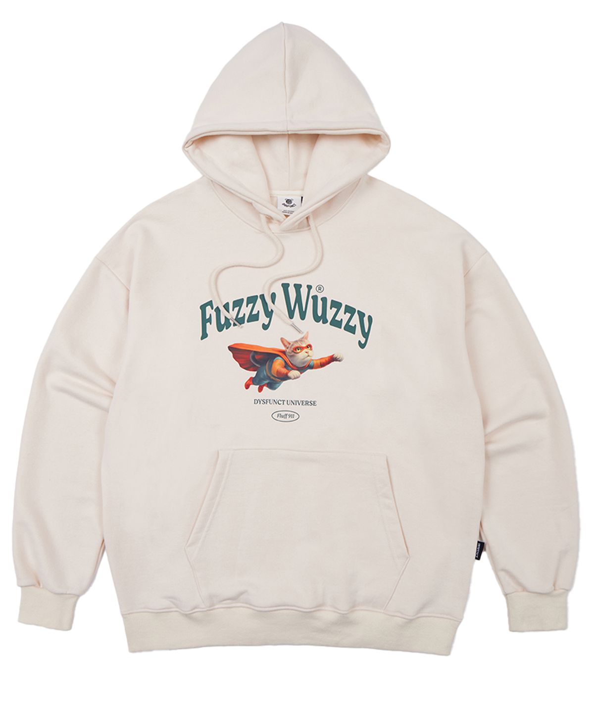 디스펑트(DYSFUNCT) FUZZY WUZZY HOODIE(CREAM)
