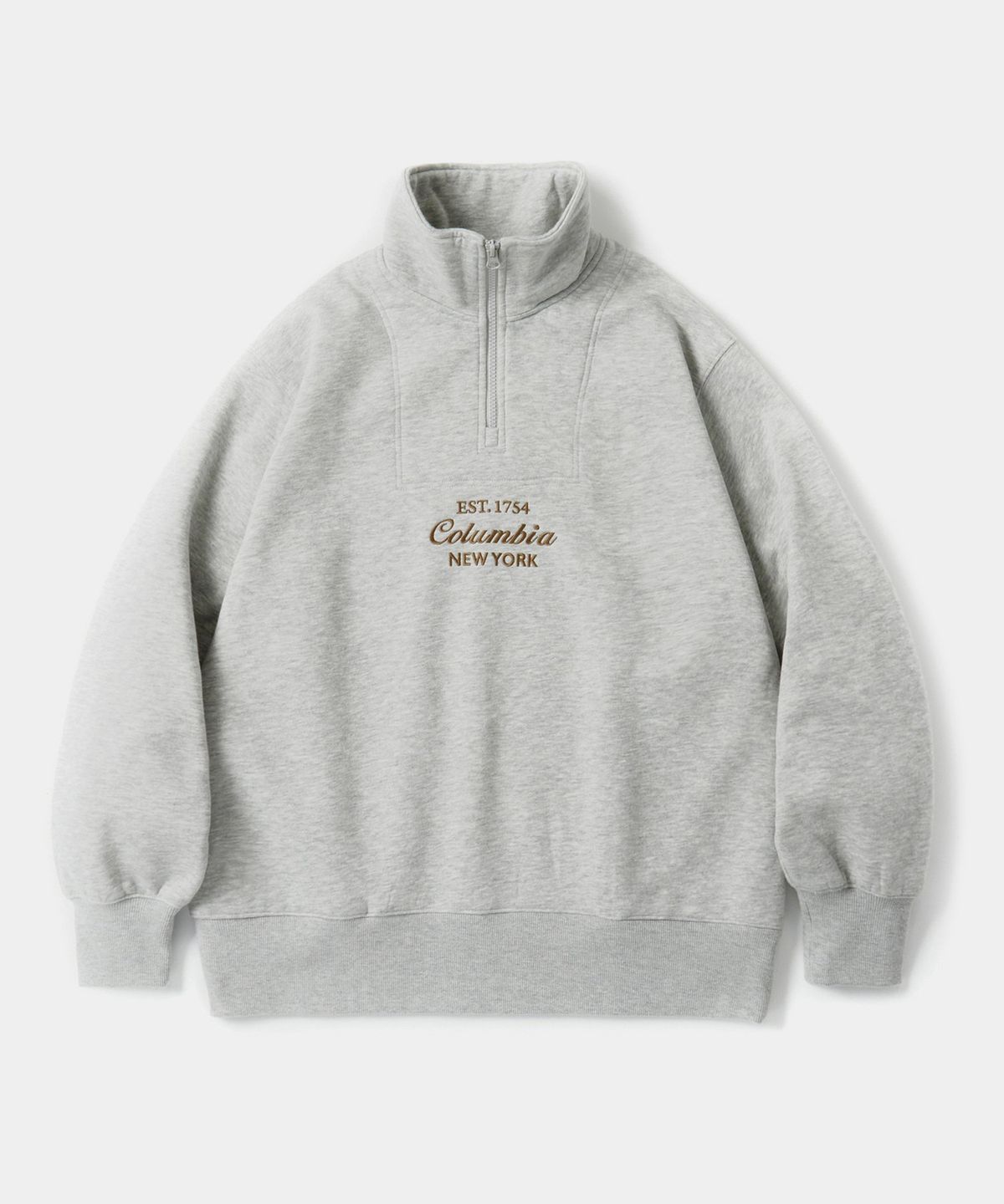 컬럼비아 유니버시티(COLUMBIA UNIVERSITY) CU BIG SCRIPT TERRY H/ZIP SWEATSHIRTS M그레이
