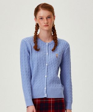 레트로베어 가디건 SKY BLUE (LP5SF505-052)