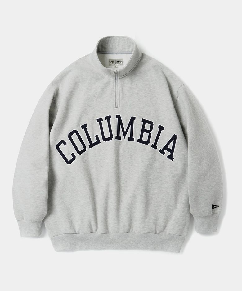 CU BIG ARCH H/FLEECE H/ZIP SWEATSHIRTS M그레이