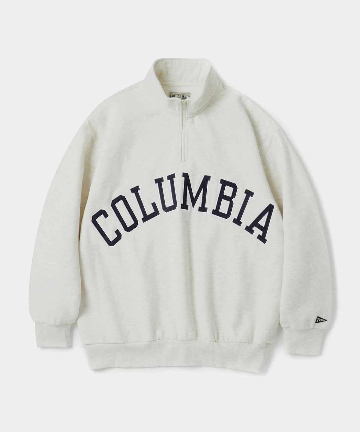 컬럼비아 유니버시티(COLUMBIA UNIVERSITY) CU BIG ARCH H/FLEECE H/ZIP SWEATSHIRTS 오트밀