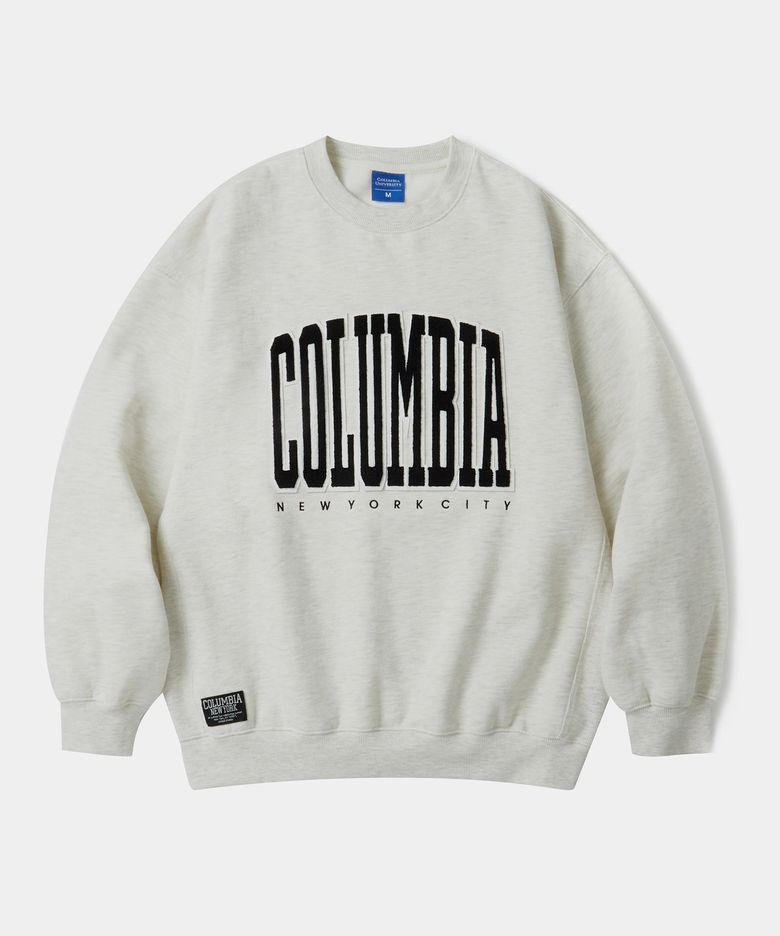 BIG BOUCLE H/FLEECE SWEATSHIRTS 오트밀