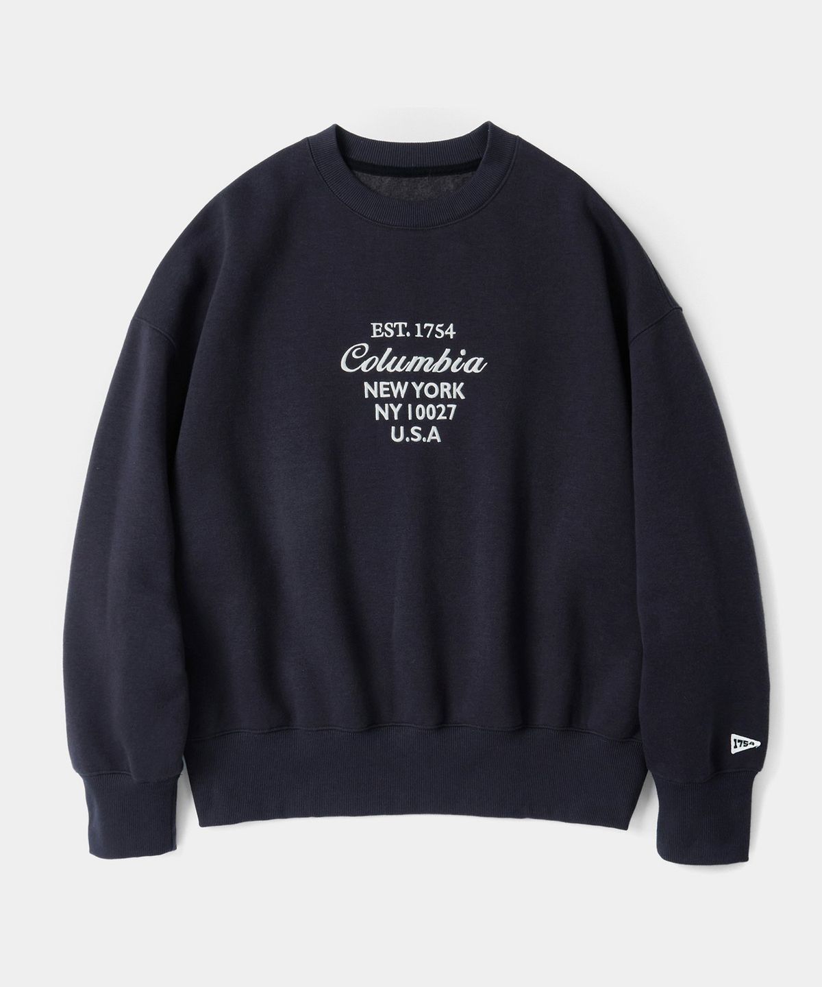 컬럼비아 유니버시티(COLUMBIA UNIVERSITY) CU BIG SCRIPT WOMEN TERRY SWEATSHIRTS 크라운네이비