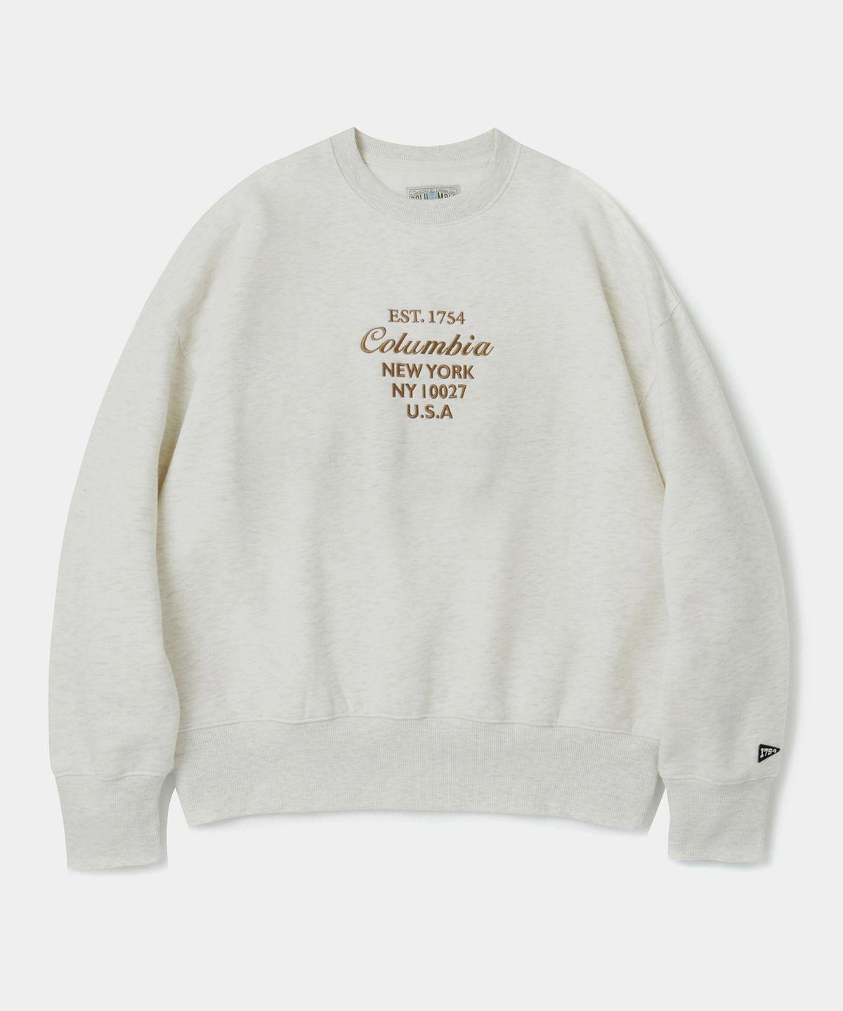 컬럼비아 유니버시티(COLUMBIA UNIVERSITY) CU BIG SCRIPT WOMEN TERRY SWEATSHIRTS 오트밀