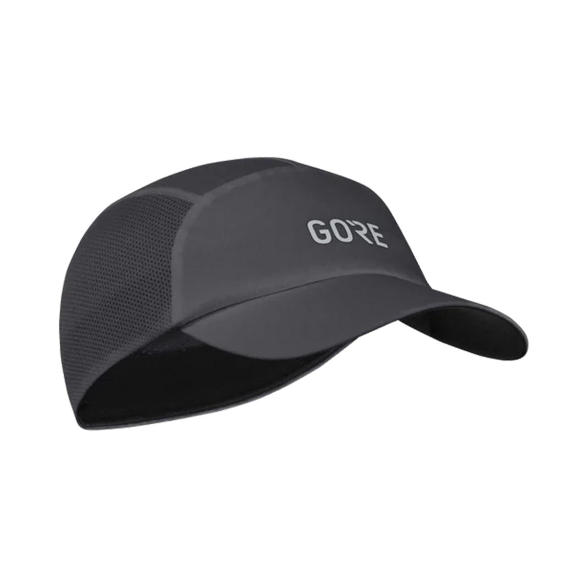 고어웨어(GOREWEAR) M 메쉬 캡 러닝 모자 - 블랙 (퀵드라이 속건 챙)