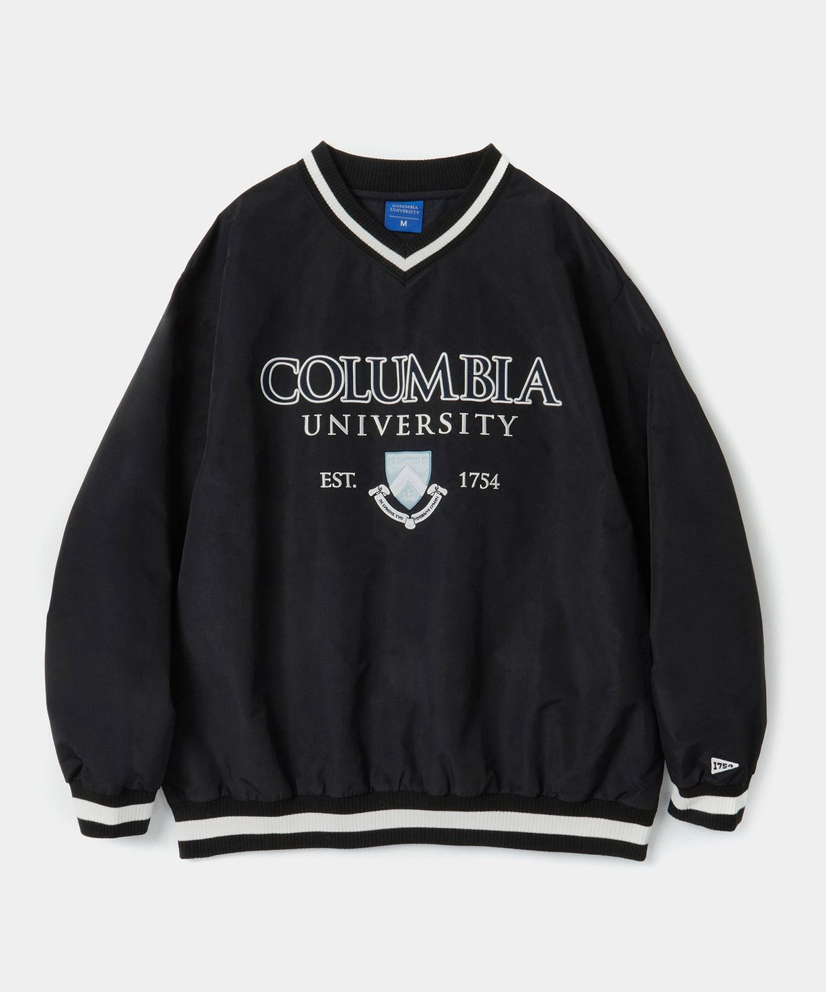 컬럼비아 유니버시티(COLUMBIA UNIVERSITY) CU SHIELD WOVEN PULLOVER 블랙