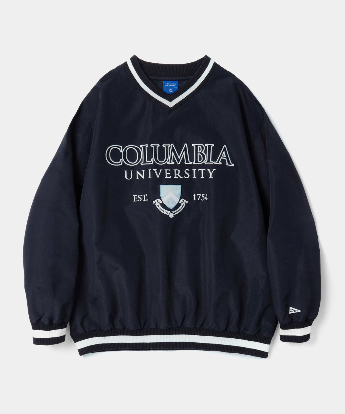 컬럼비아 유니버시티(COLUMBIA UNIVERSITY) CU SHIELD WOVEN PULLOVER 크라운네이비