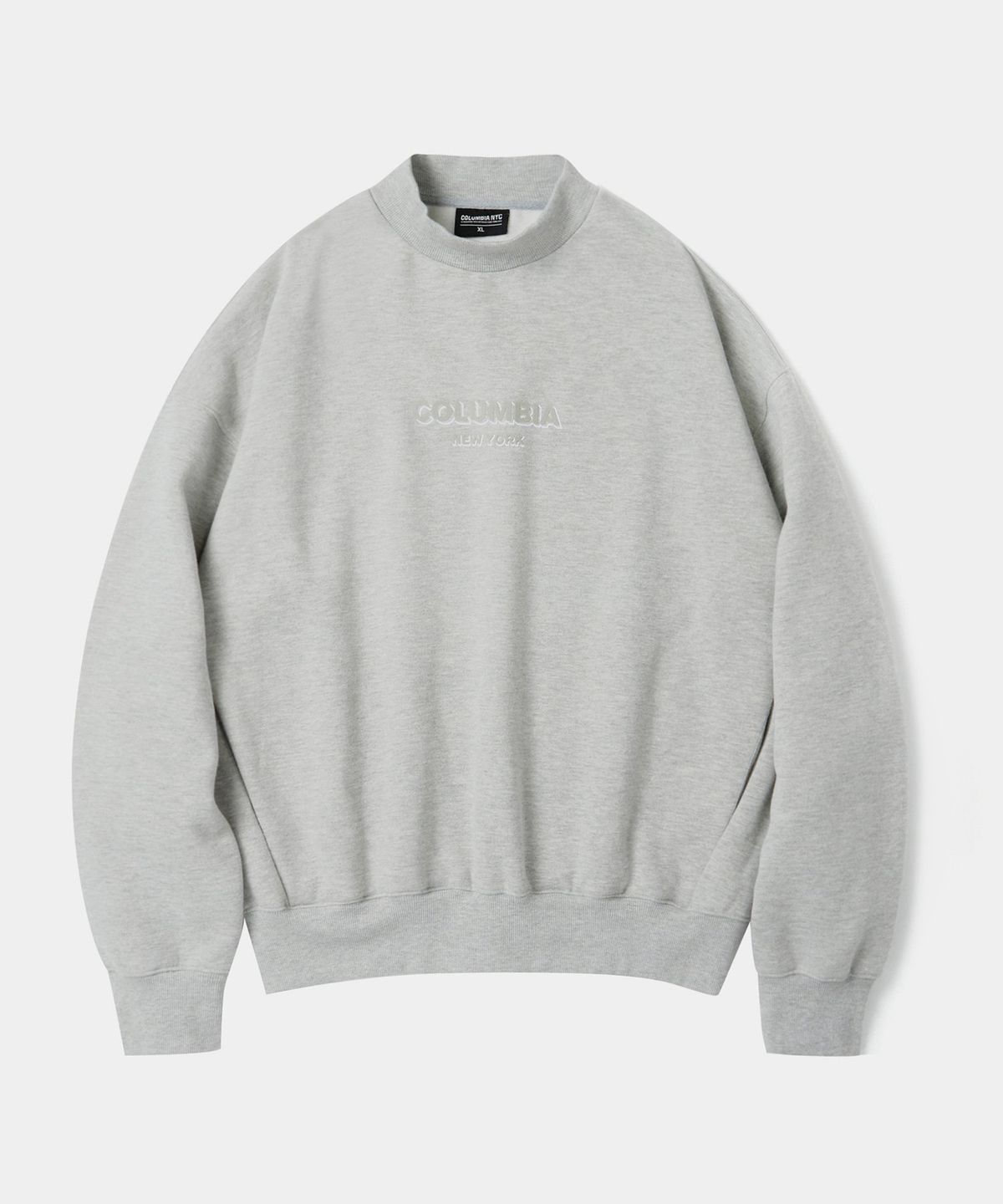 컬럼비아 유니버시티(COLUMBIA UNIVERSITY) B/S NY MOC NECK H/FLEECE SWEATSHIRTS M그레이