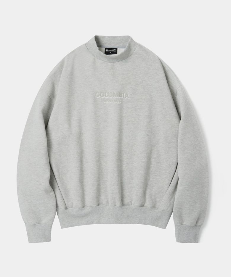 B/S NY MOC NECK H/FLEECE SWEATSHIRTS M그레이