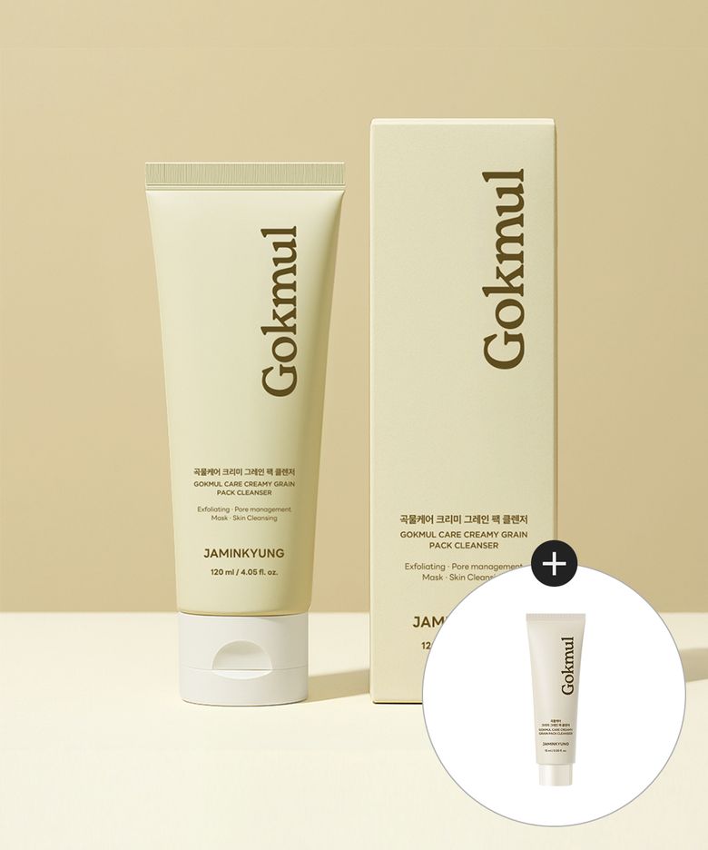 곡물케어 크리미 그레인 팩 클렌저 120ml (2개) [증정: 곡물팩 클렌저 15ml]