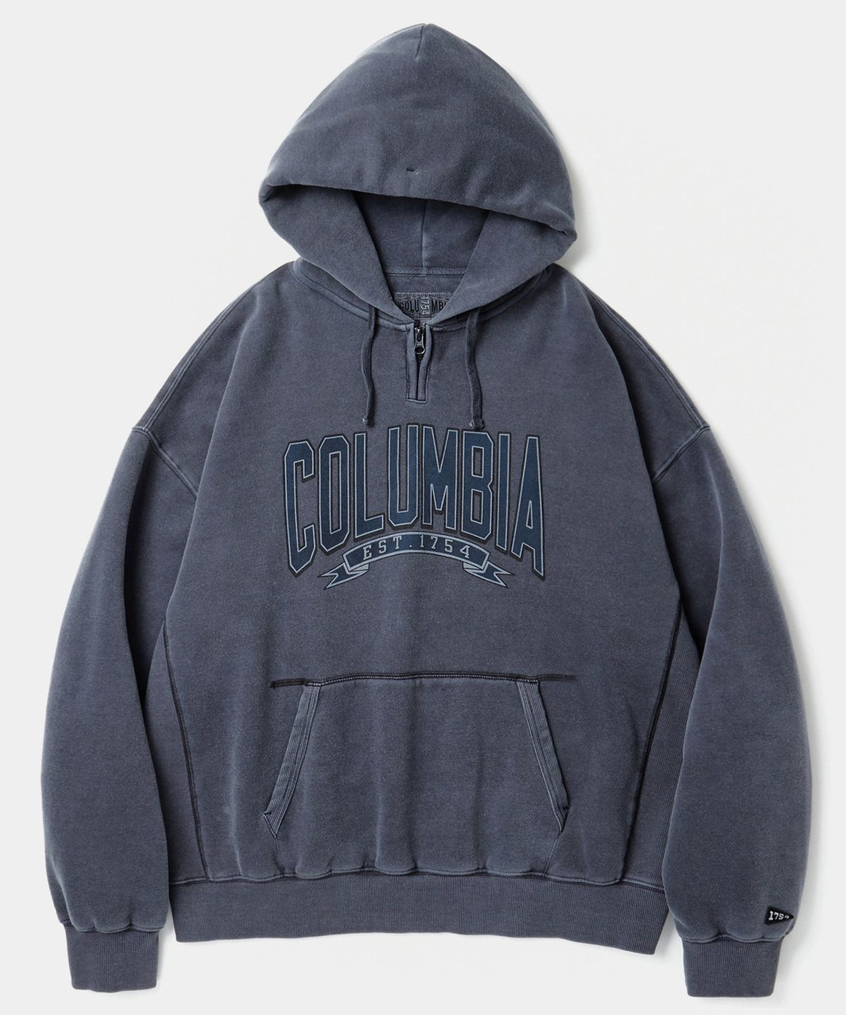 컬럼비아 유니버시티(COLUMBIA UNIVERSITY) CU 80S VINTAGE H/FLEECE H/ZIP DYEING HOODIE 크라운네이비