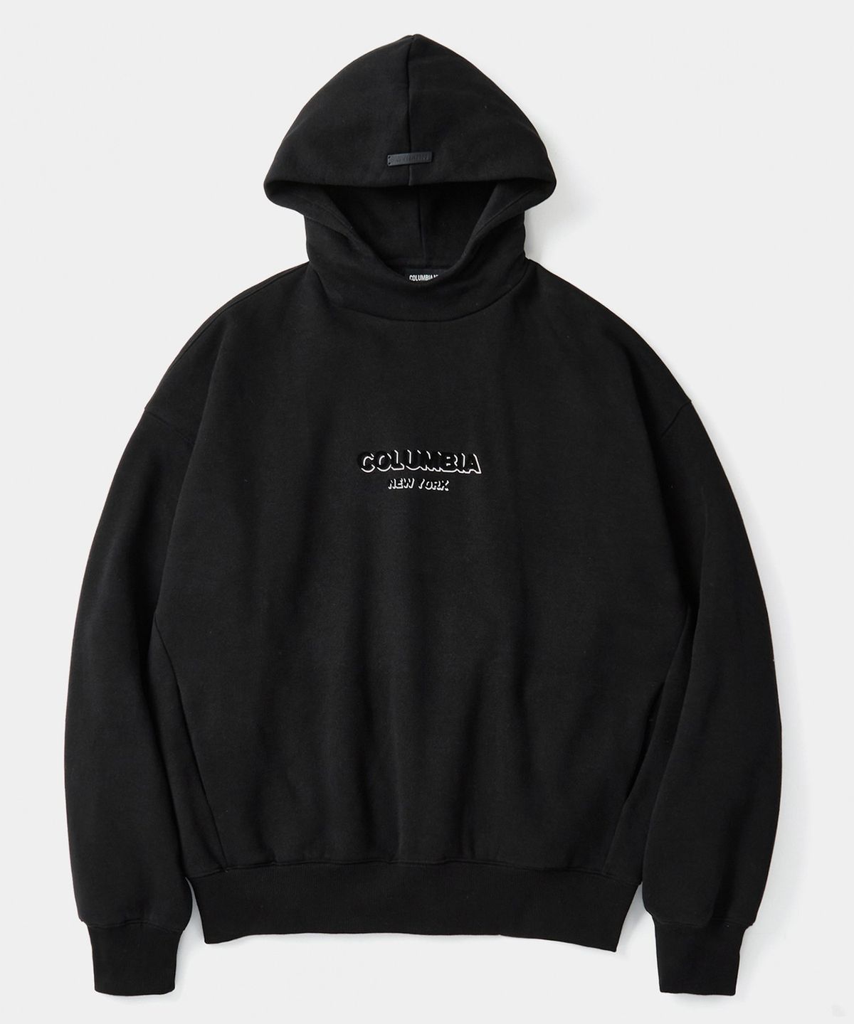 컬럼비아 유니버시티(COLUMBIA UNIVERSITY) B/S NY MOC NECK H/FLEECE HOODIE 블랙