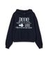 WEB LOGO LOOSED HOODIE [NAVY]