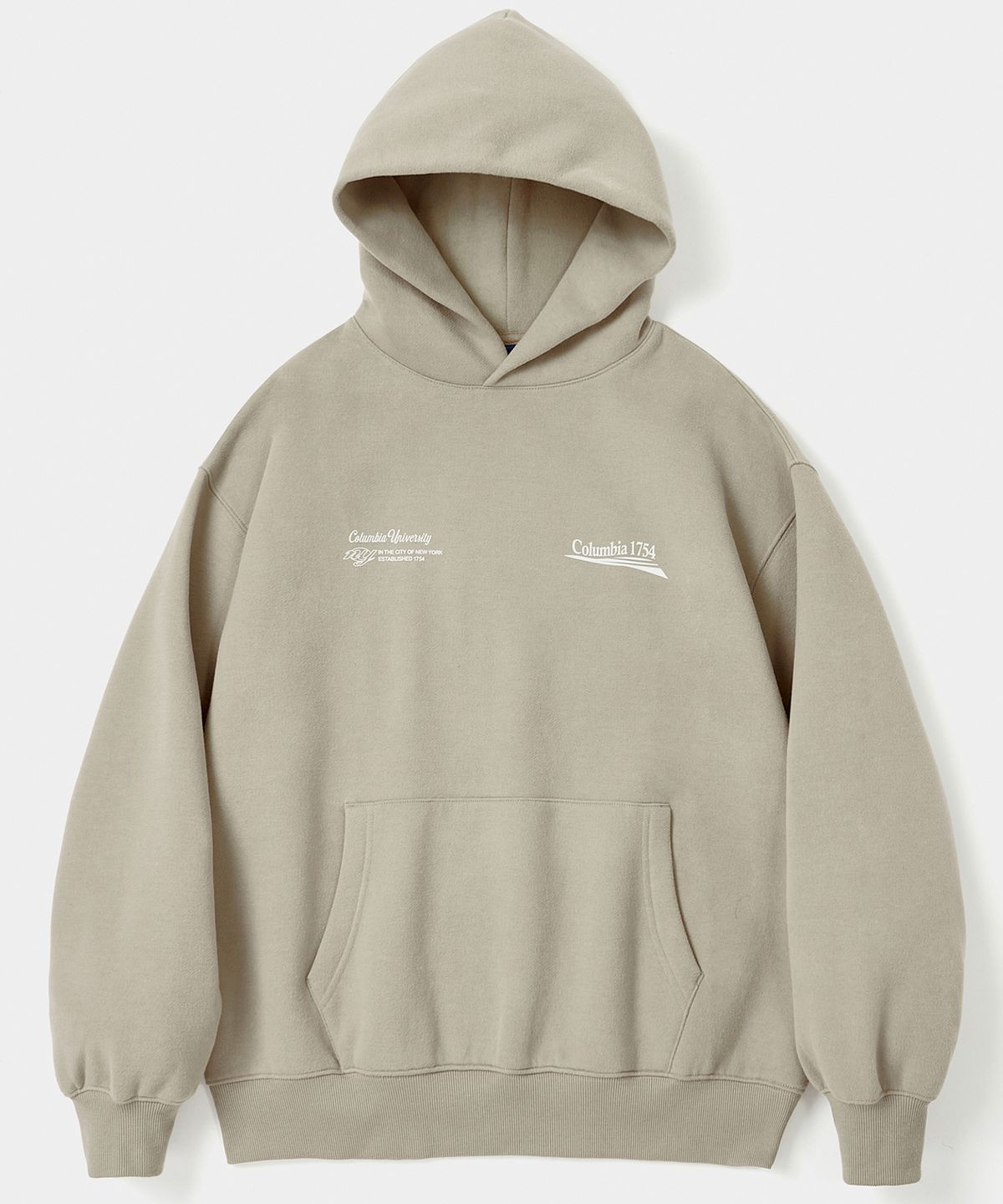 컬럼비아 유니버시티(COLUMBIA UNIVERSITY) CU BIG WAVE H/FLEECE HOODIE 내추럴베이지