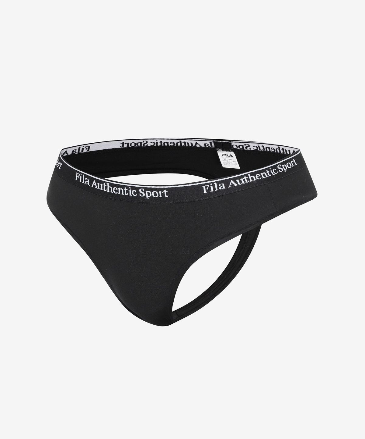 휠라언더웨어(FILA UNDERWEAR) 벨로 소프트 T팬티(FI4BFH1103FBLK)