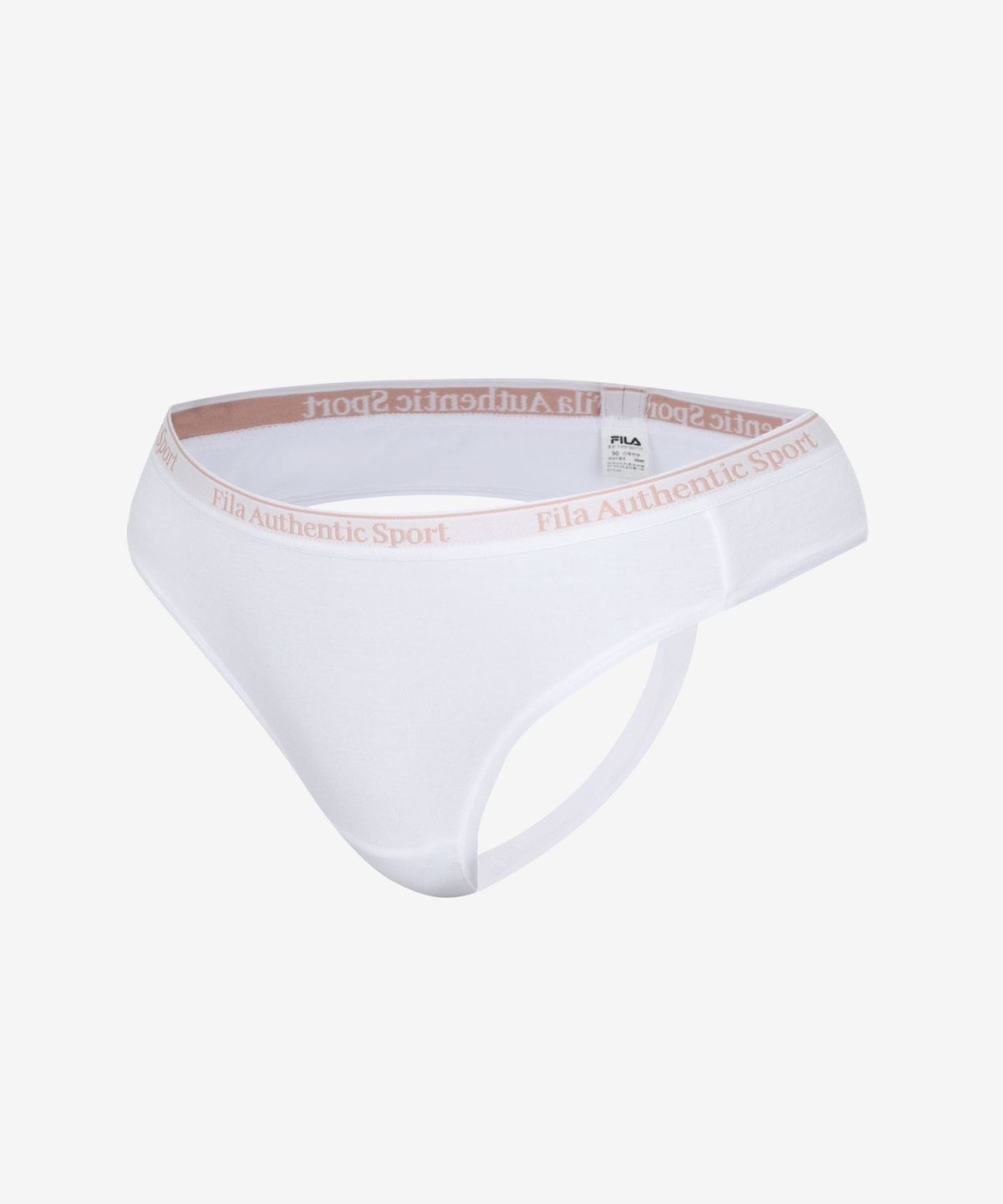 휠라언더웨어(FILA UNDERWEAR) 벨로 소프트 T팬티(FI4BFH1103FWHI)