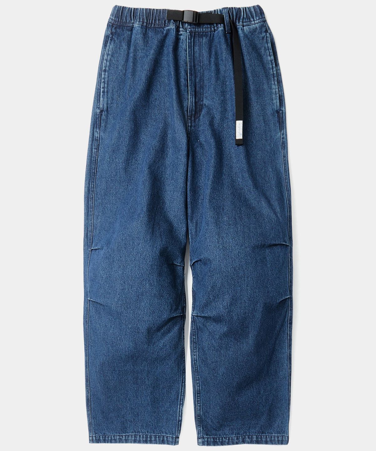 컬럼비아 유니버시티(COLUMBIA UNIVERSITY) SL-LABEL BELTED PARACHUTE DENIM PANTS 미드나잇데님