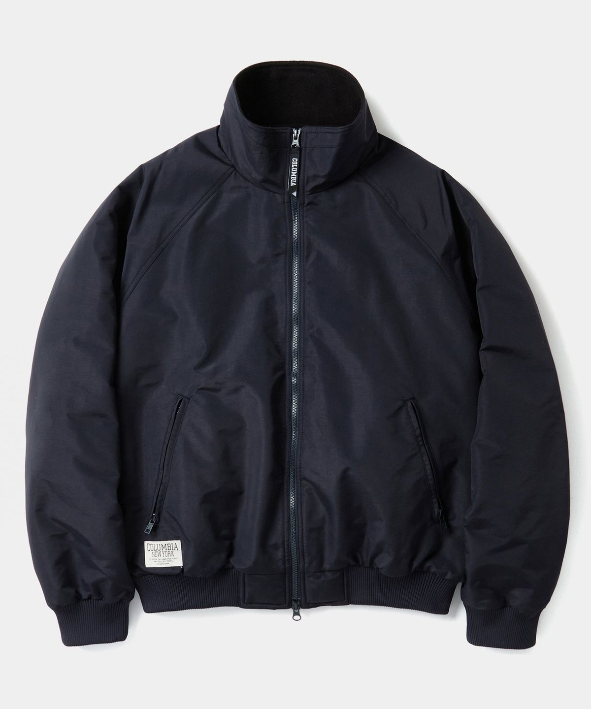 컬럼비아 유니버시티(COLUMBIA UNIVERSITY) ATHL. LABEL UTILITY FLEECE ZIP JUMPER 크라운네이비