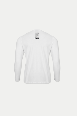 시그니처 바코드 머슬핏 긴팔 티셔츠