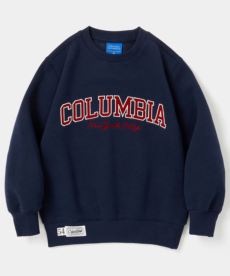 KIDS APPLIQUE ARCH FLEECE SWEATSHIRTS 다크네이비