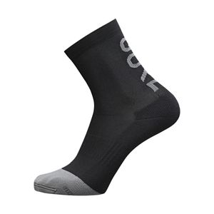 M 미드 브랜드 삭 - 블랙 6인치 스포츠 양말