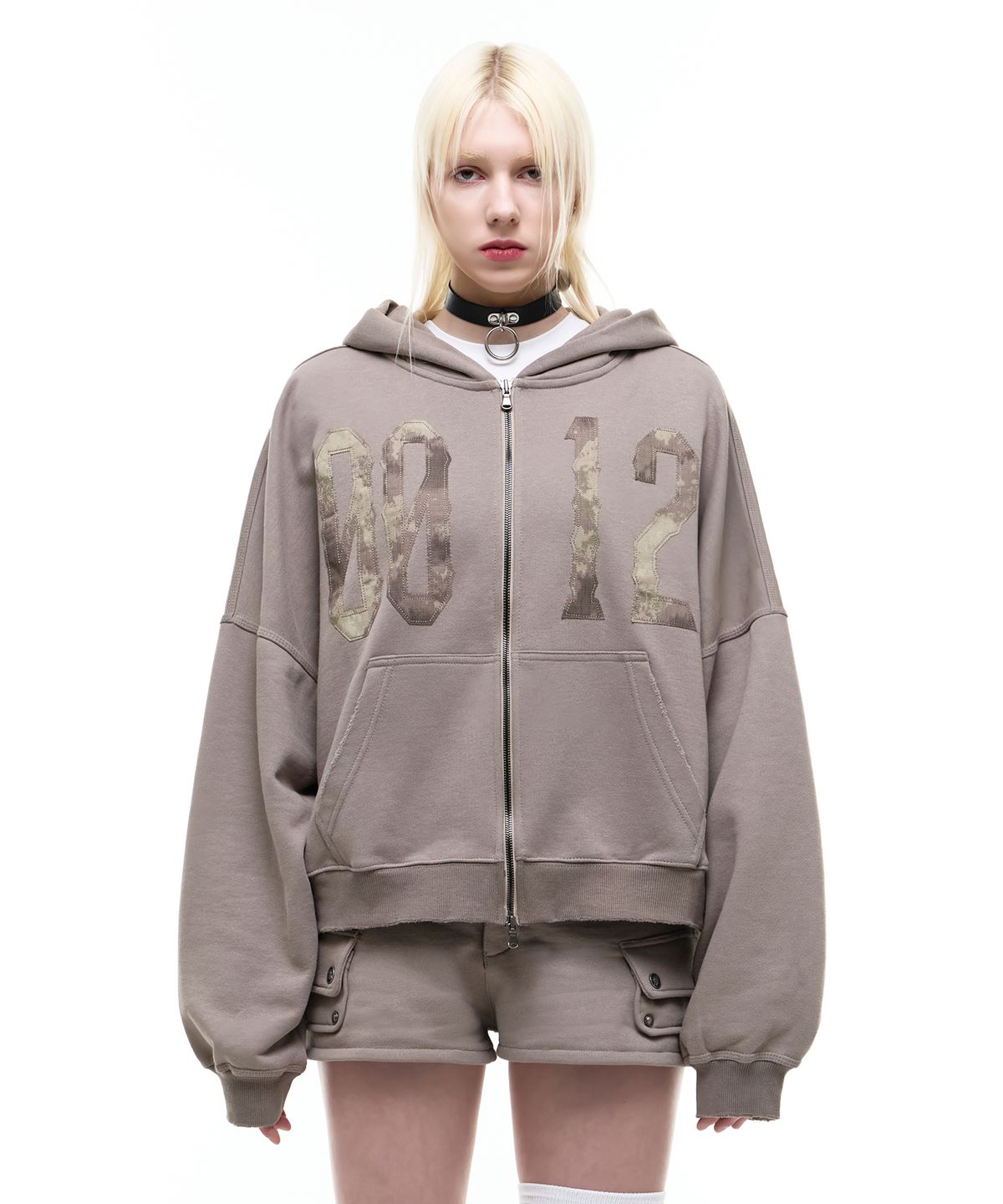 오퍼스 0012(OPUS 0012) Op. 03 P.F.P HOOD ZIP BEIGE