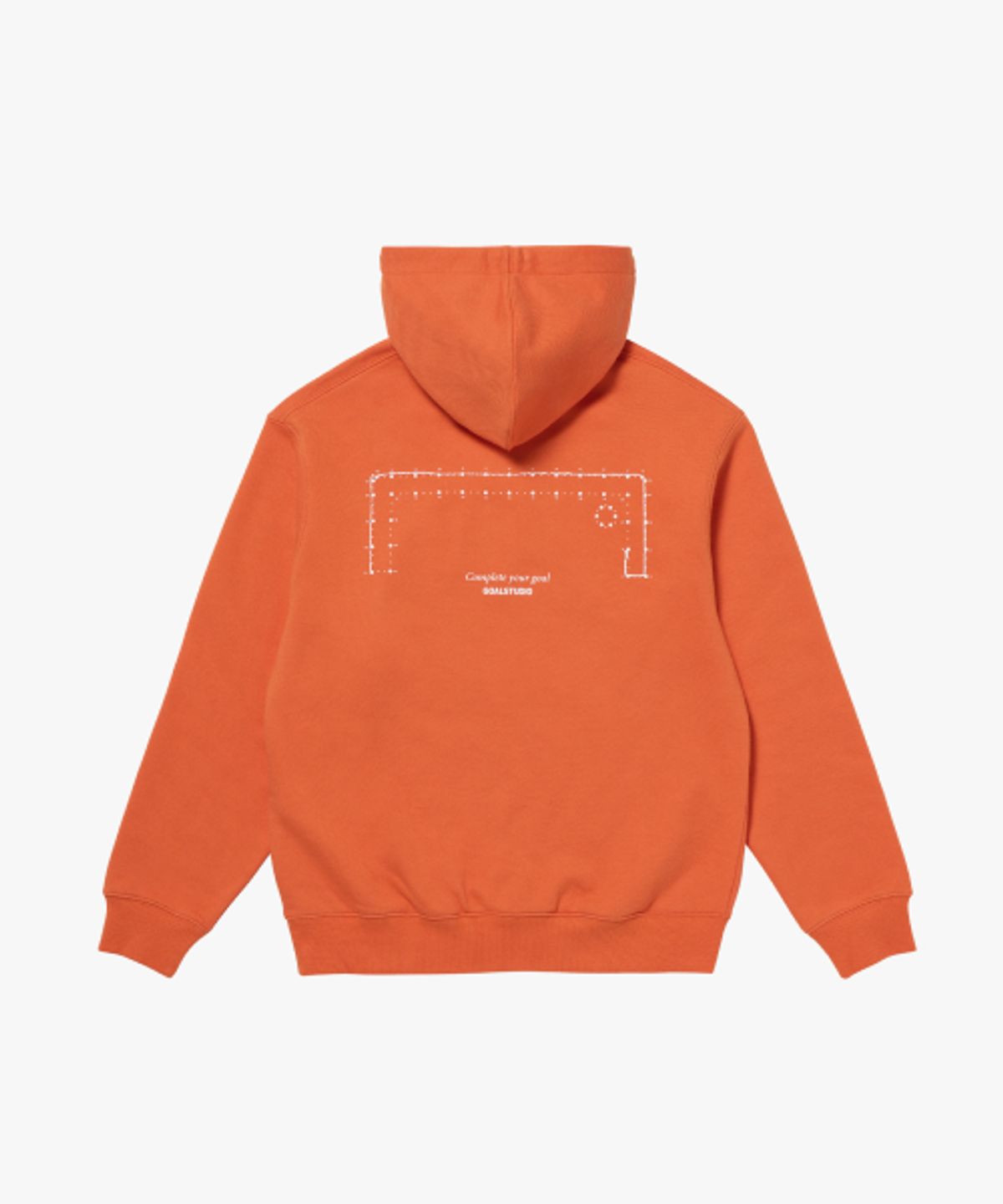 골스튜디오(GOALSTUDIO) COMPLETE YOUR GOAL HOODIE-ORANGE