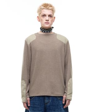 Op. 07 REDRUM PATCH KNIT BEIGE