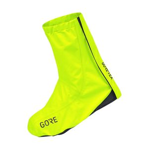 Gore-TEX 고어텍스 오버슈 - 네온 옐로우 사이클 방수 방풍 레인슈즈 커버