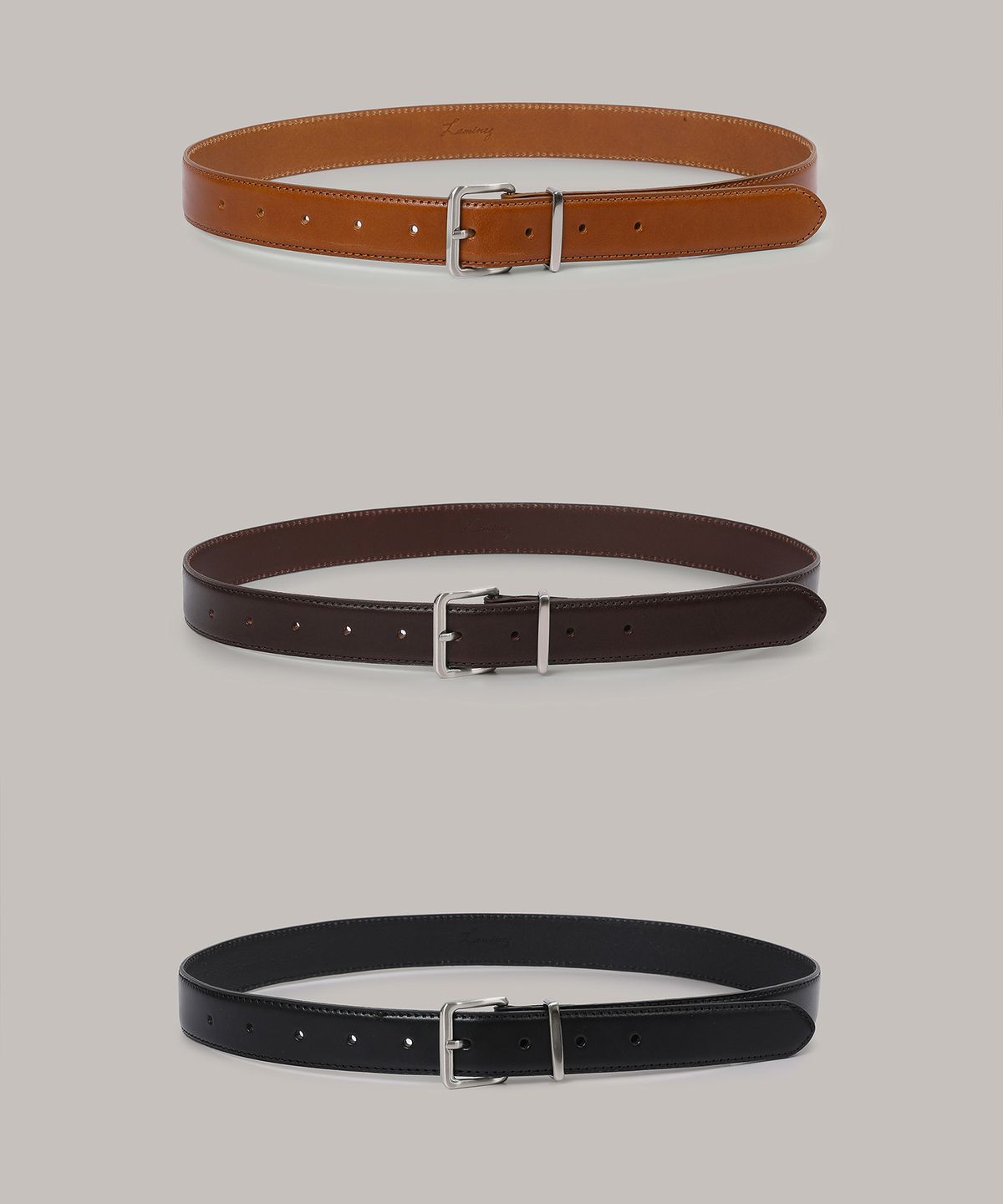라미네즈(LAMINEZ) 30mm 클래시 스퀘어 벨트 - 3 컬러