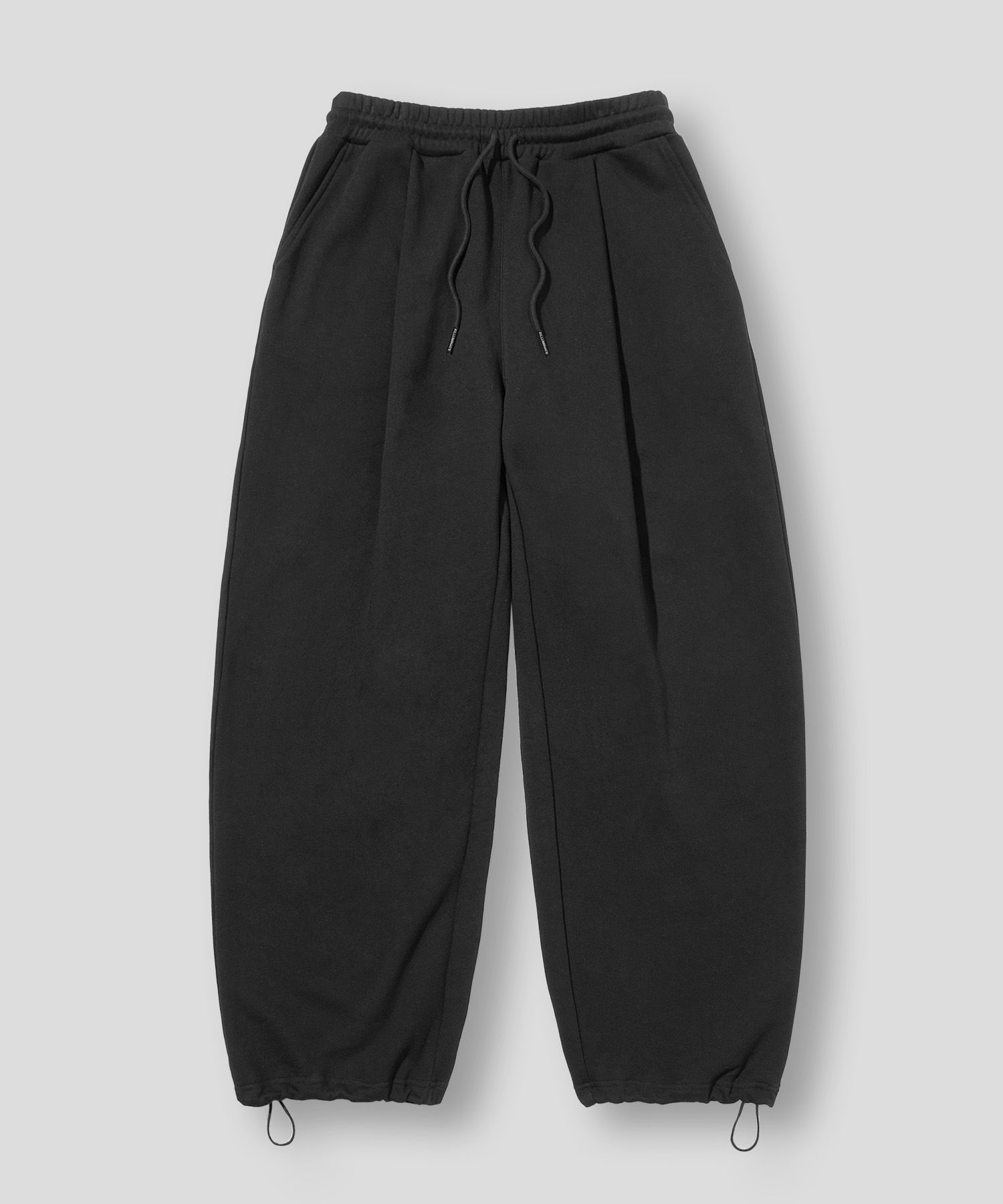 MUSINSA | FILLUMINATE Overlap Sweatpants-Black