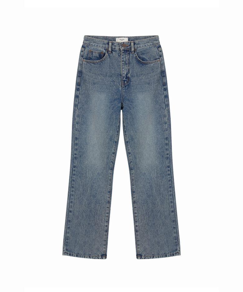 FLARED JEANS WASHED BLUE