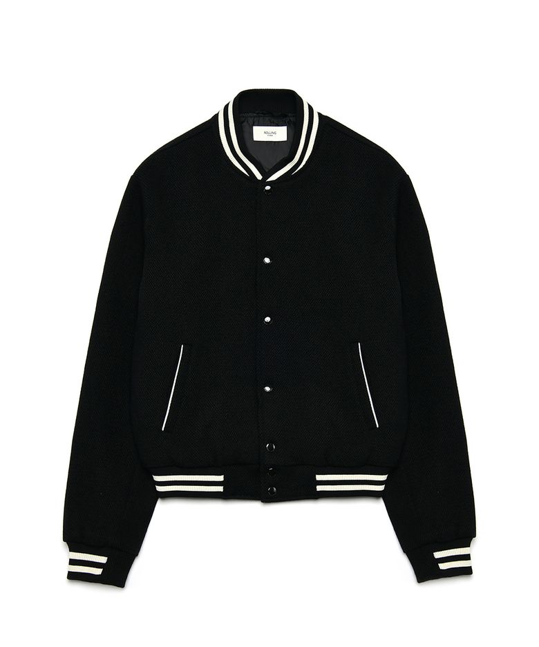 VARSITY JACKET WOOL BLACK