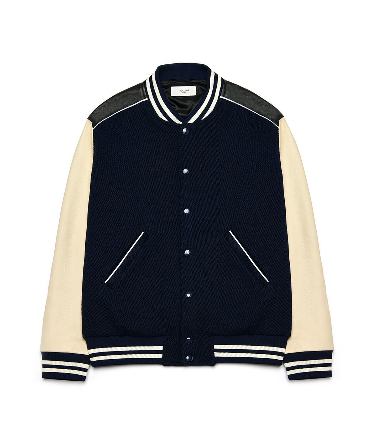 롤링스튜디오(ROLLINGSTUDIOS) TEDDY JACKET WOOL NAVY