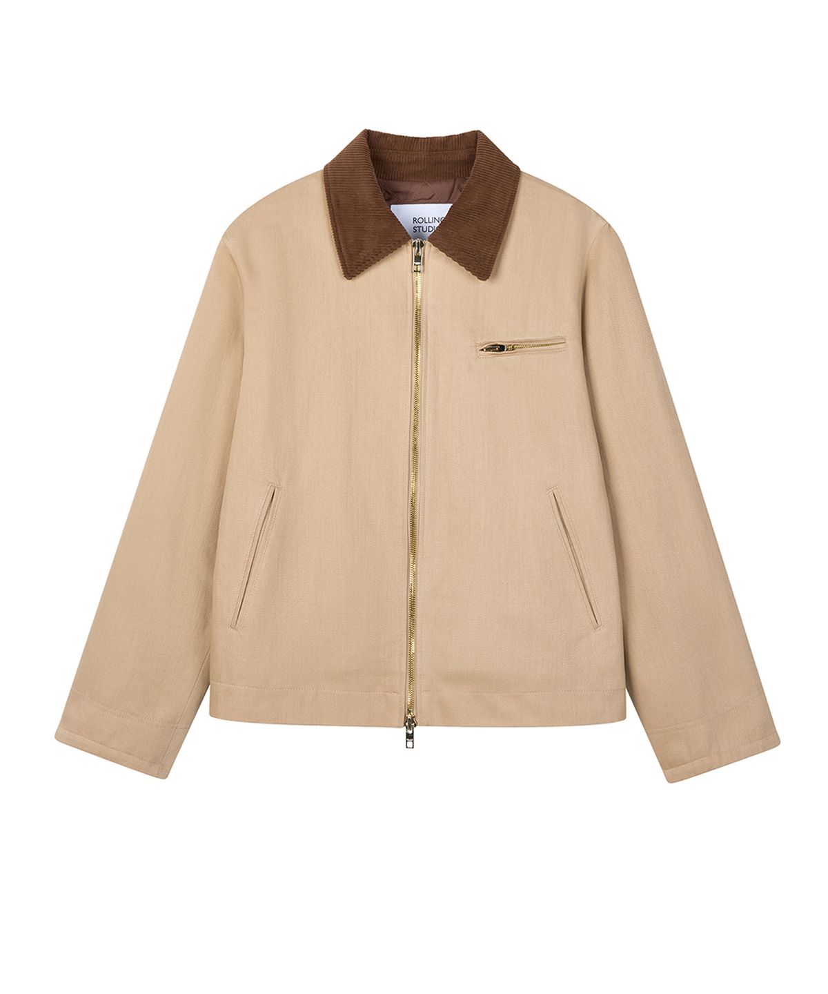 롤링스튜디오(ROLLINGSTUDIOS) WORK JACKET SLUB COTTON BEIGE