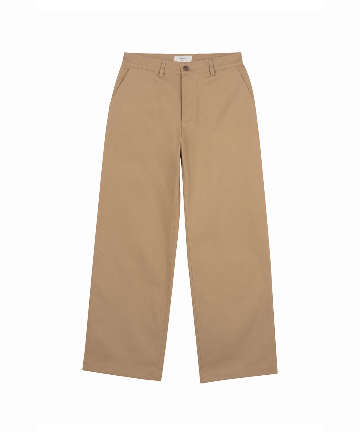 롤링스튜디오(ROLLINGSTUDIOS) STRAIGHT CHINO PANTS COTTON TWILL DEEP BEIGE