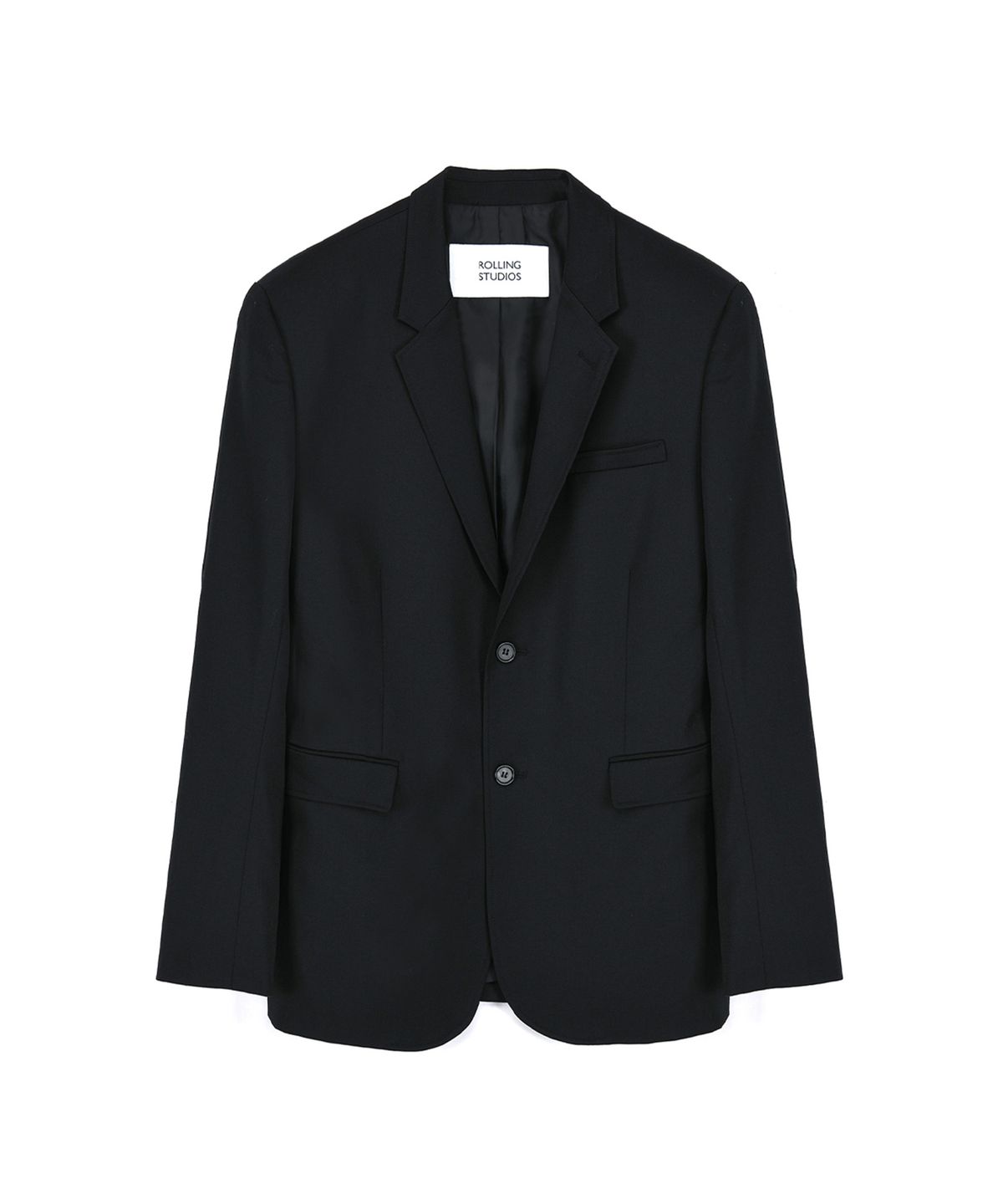 롤링스튜디오(ROLLINGSTUDIOS) CLASSIC TAILORED JACKET WOOL GABARDINE BLACK