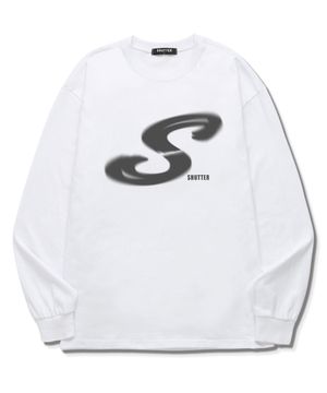 S LOGO 롱슬리브 (SLS015) 화이트