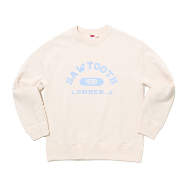 LOT.056 스웻셔츠 오프화이트 쏘투스 플록프린트
