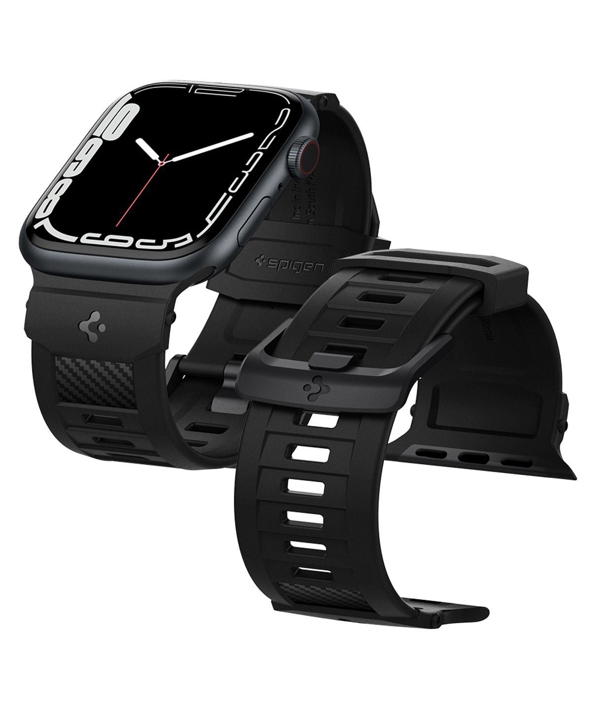 슈피겐(SPIGEN) 애플워치 스트랩 12 11 10 9 8 7 SE 3 2 6 5 4 SE 울트라 4 3 2 러기드밴드