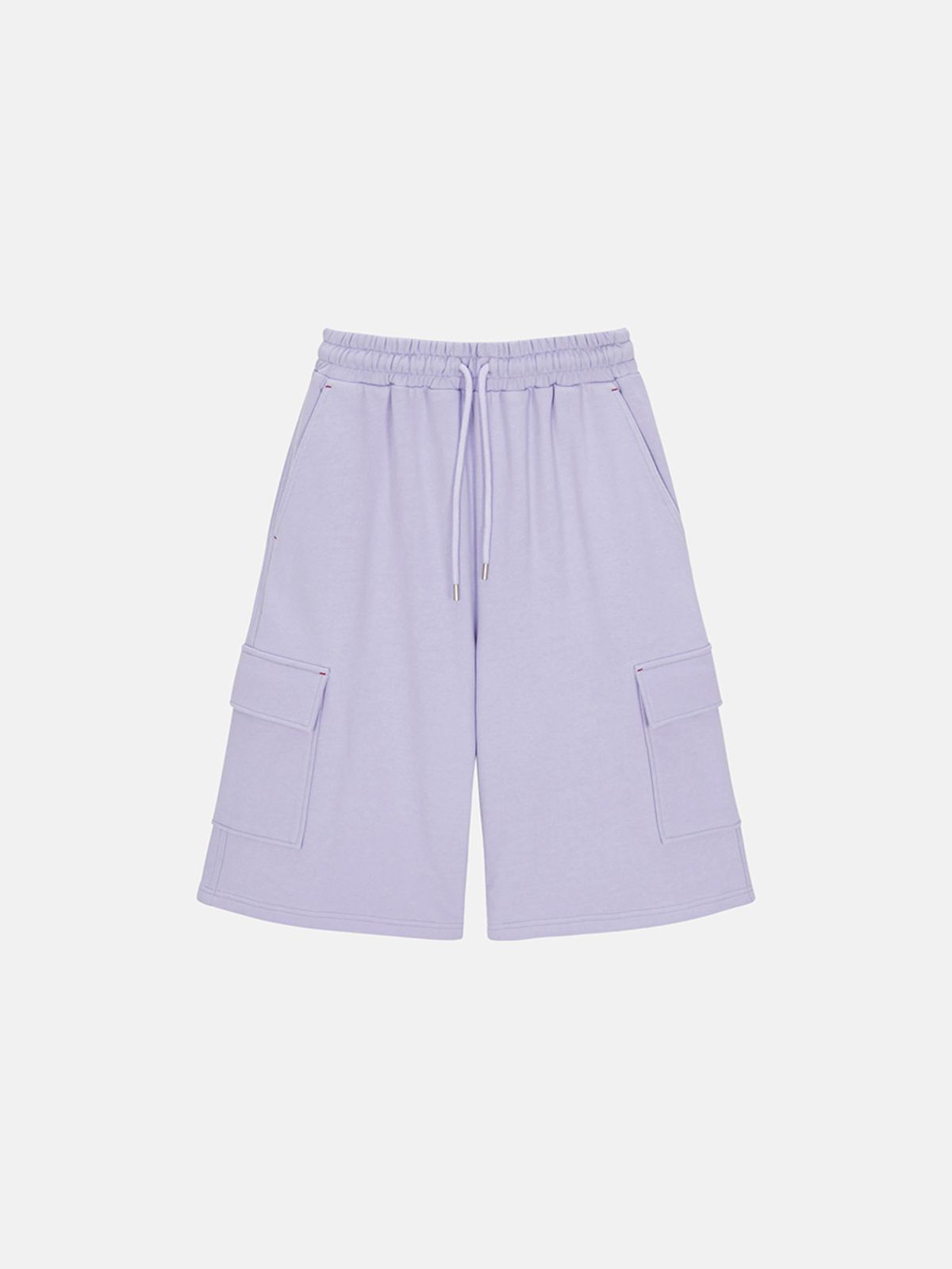 민더리(MEENDERI) [UNISEX] BARTACK STITCH POCKET SHORTS - LAVENDER
