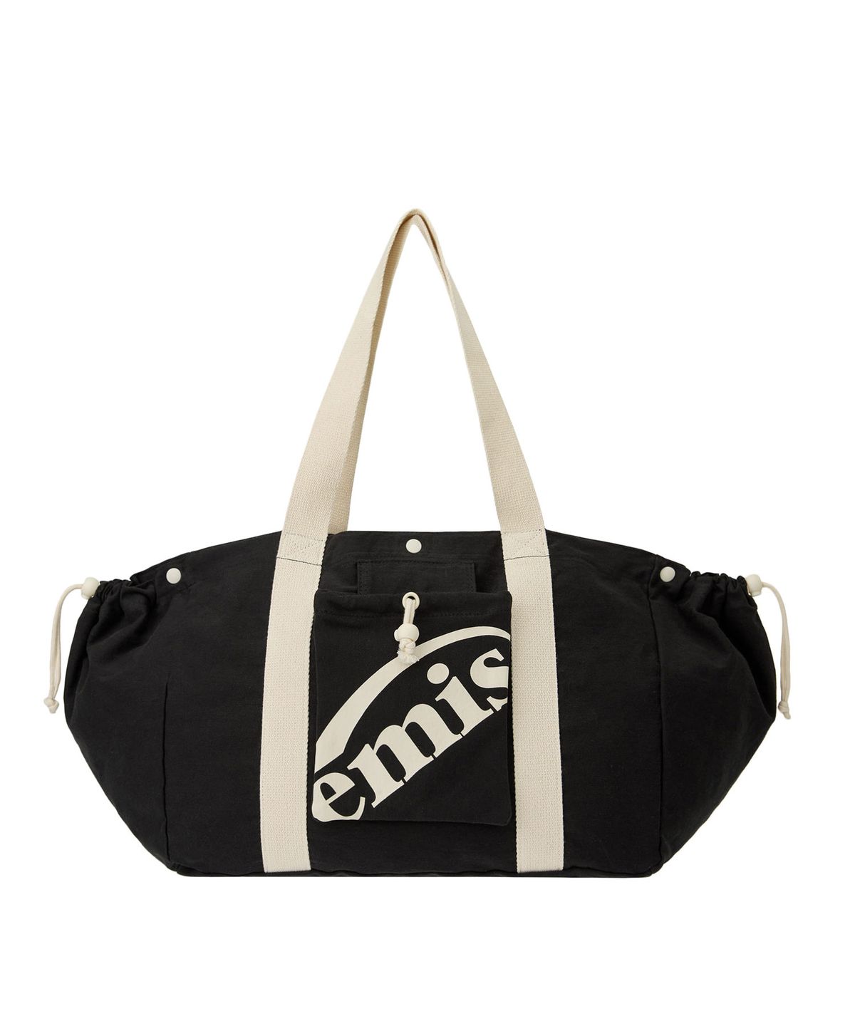 이미스(EMIS) PACKABLE COTTON TOTE BAG-BLACK