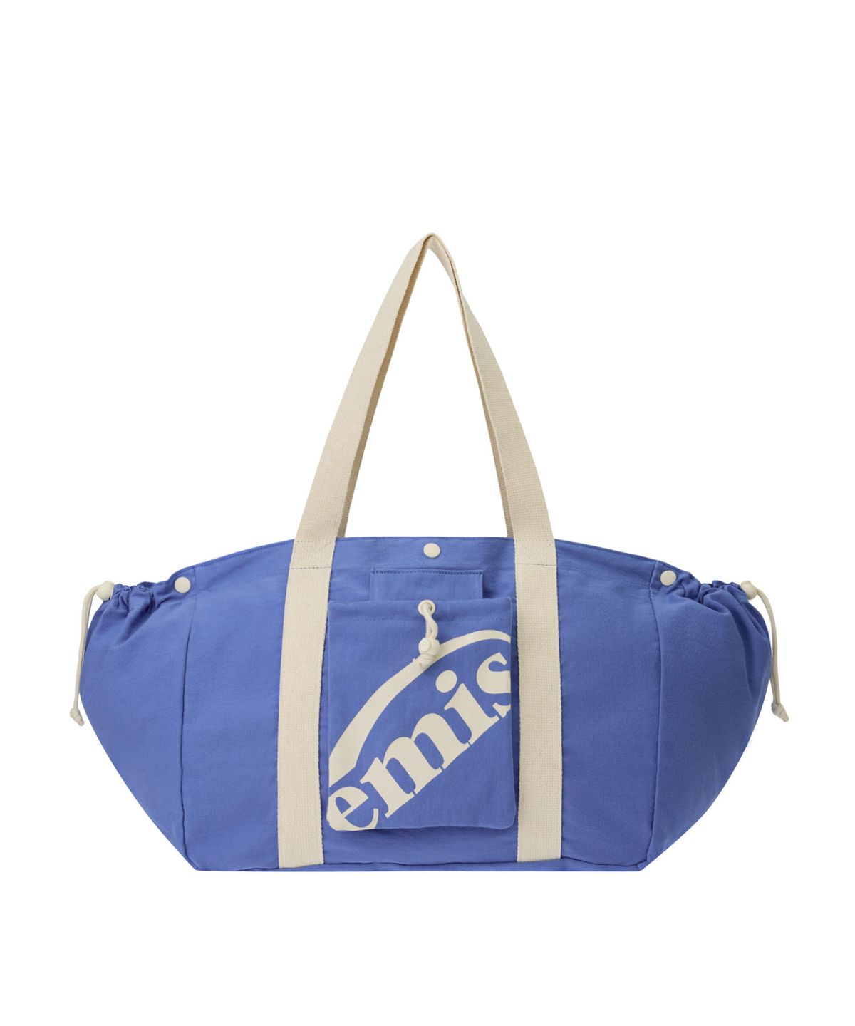 이미스(EMIS) PACKABLE COTTON TOTE BAG-BLUE