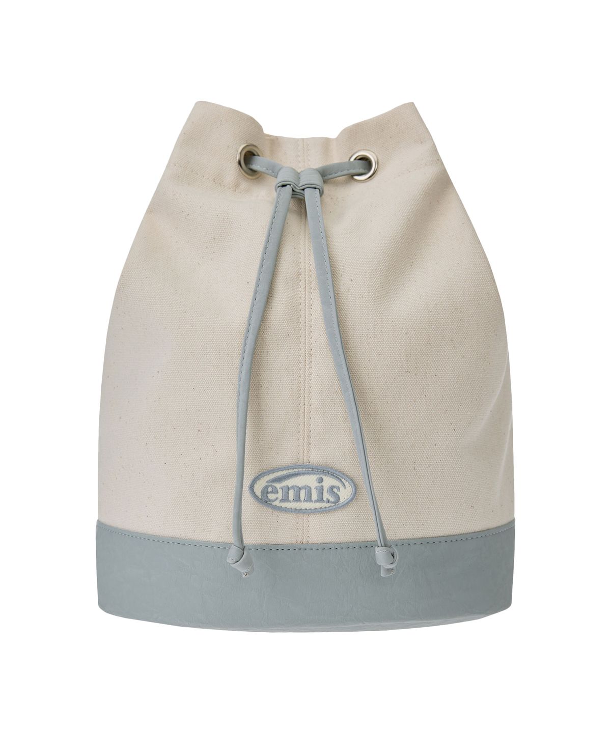 이미스(EMIS) CANVAS MARINE BAG-IVORY/BLUE