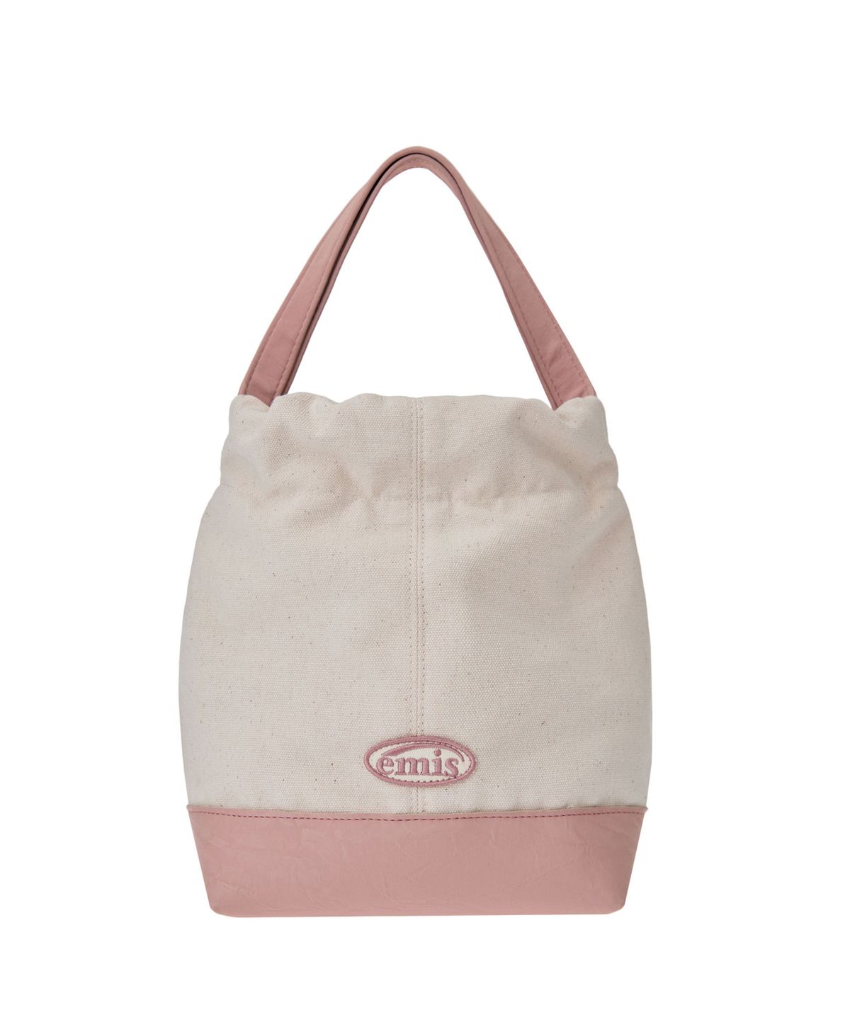 이미스(EMIS) CANVAS TOTE BUCKET BAG-PINK