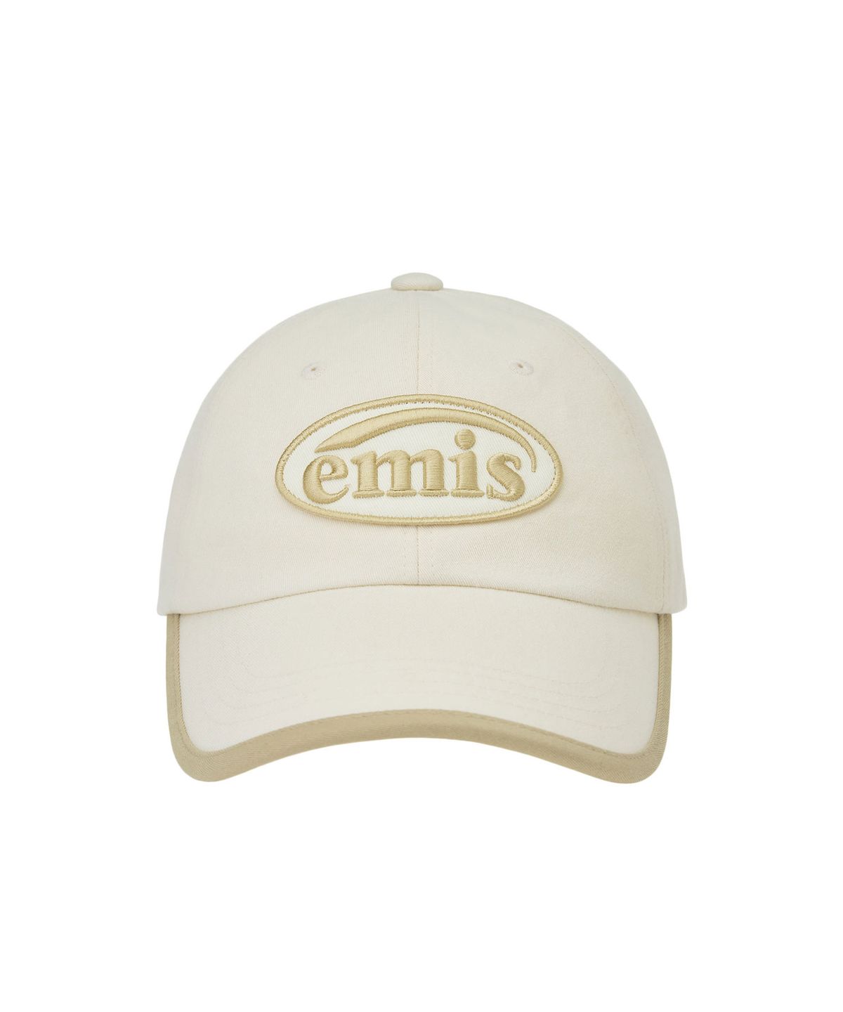 이미스(EMIS) BEIGE TRIMMING BALL CAP-CREAM