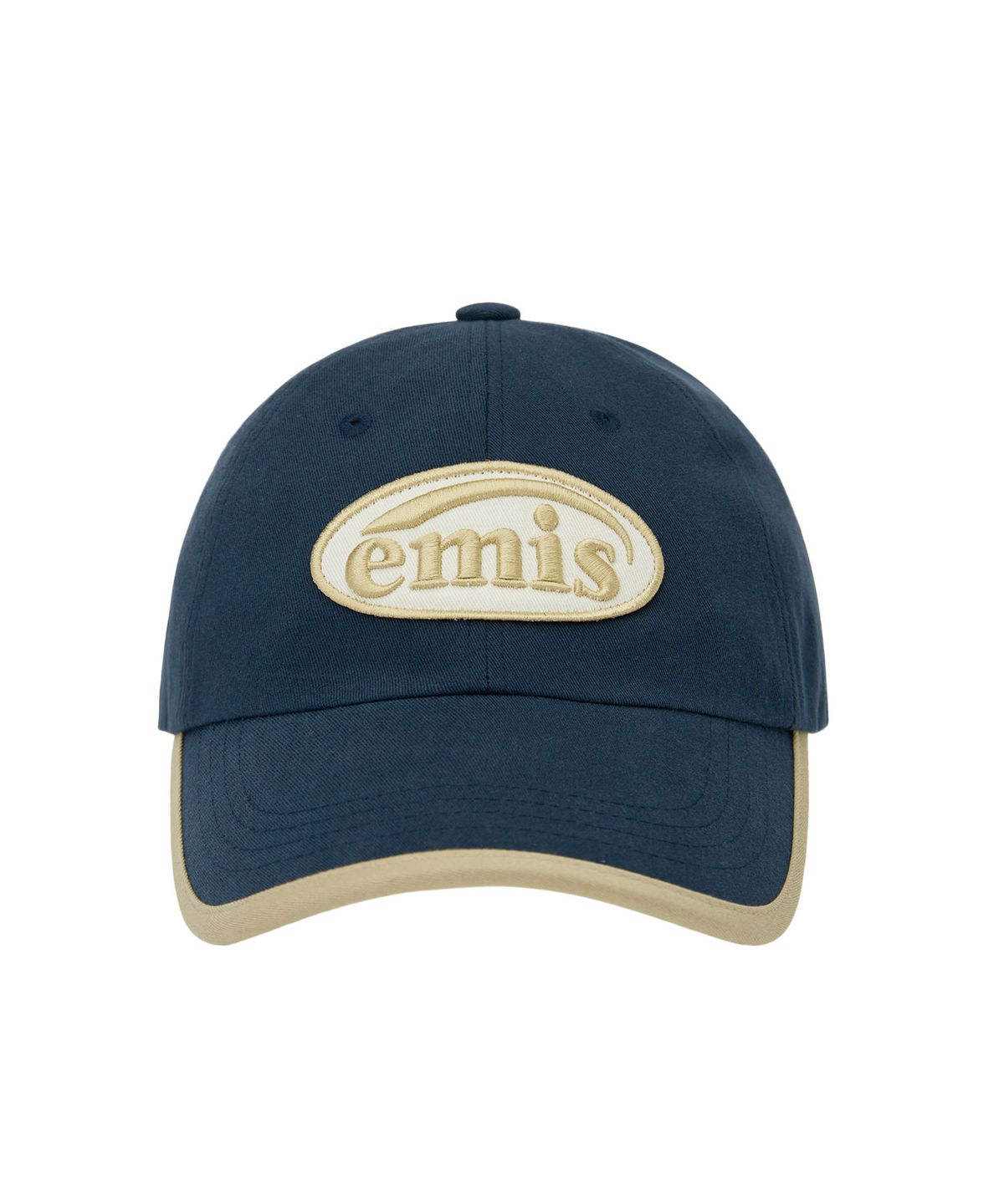 이미스(EMIS) BEIGE TRIMMING BALL CAP-NAVY
