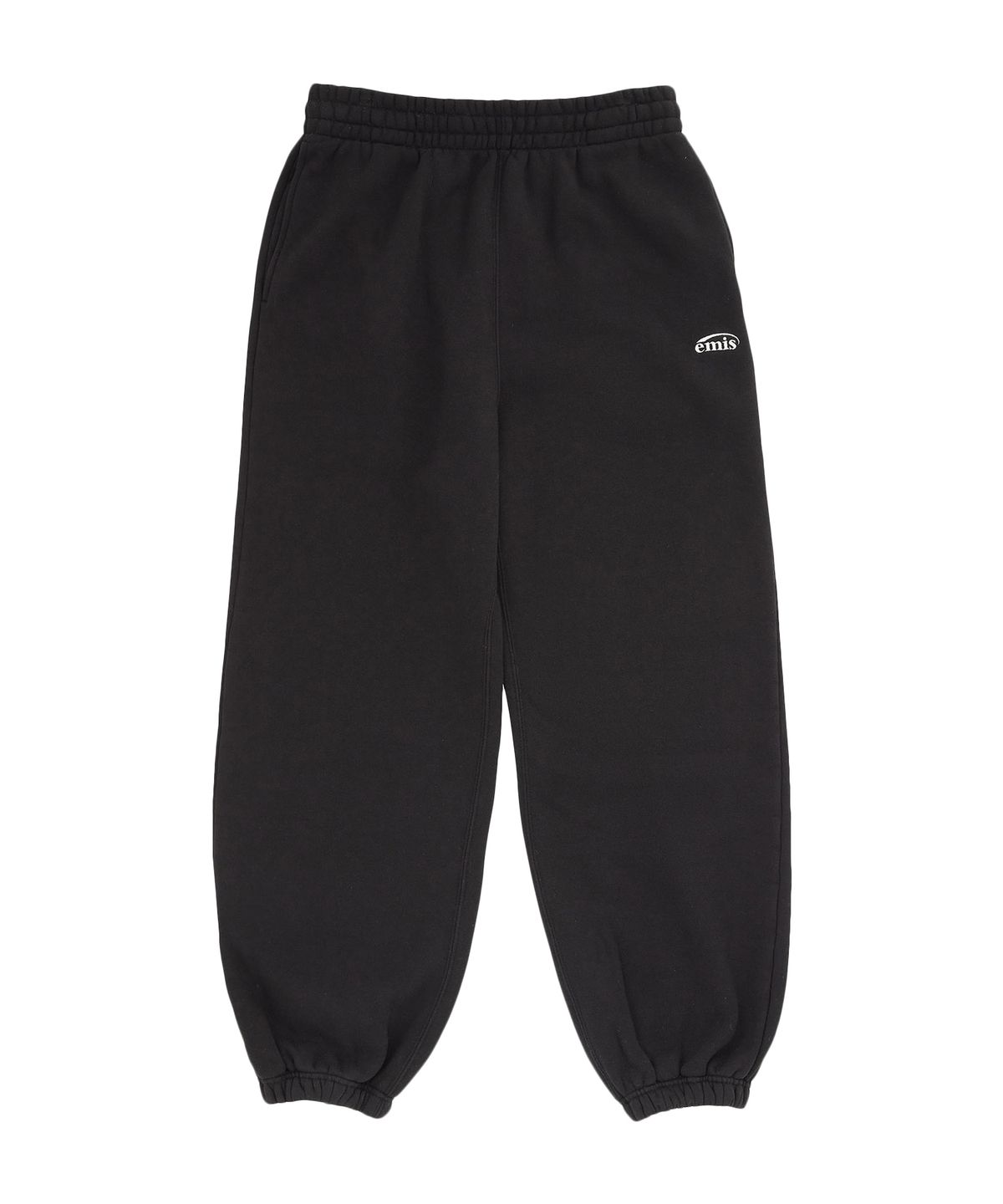 이미스(EMIS) ESSENTIAL HEAVY SWEAT PANTS-BLACK