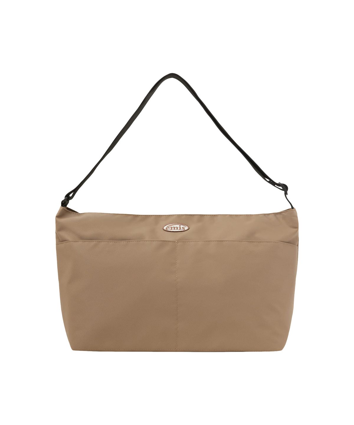 이미스(EMIS) NYLON CROSSED BODY BAG-BEIGE