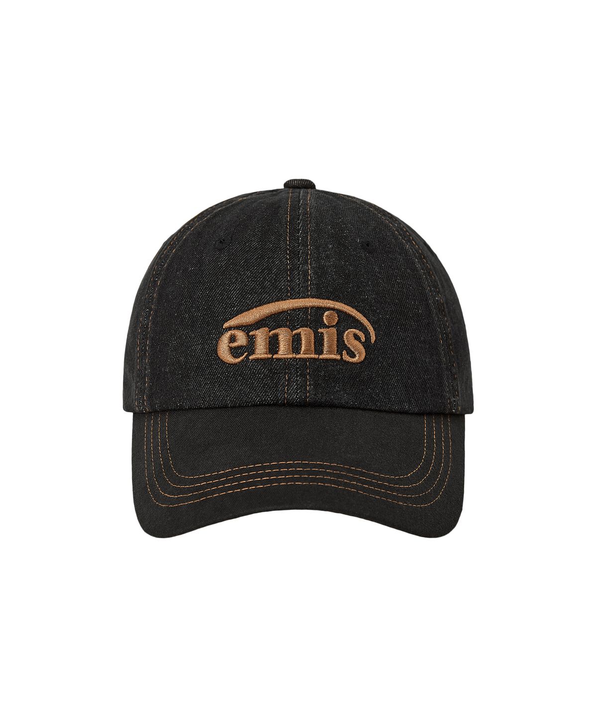 이미스(EMIS) WASHED DENIM BALL CAP-GRAY/BLACK
